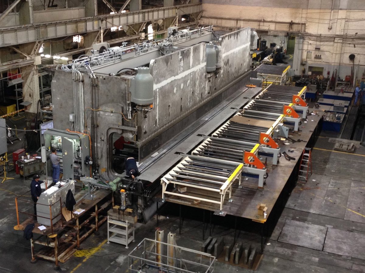 1250 ton tandem in production